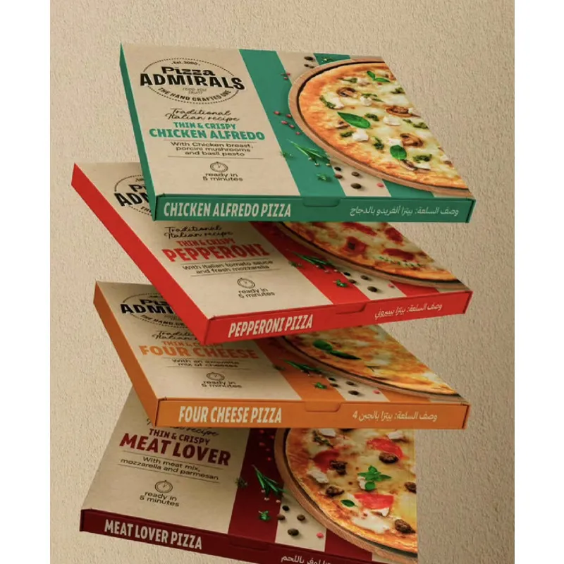 Apa karakteristik kothak pizza sing apik?