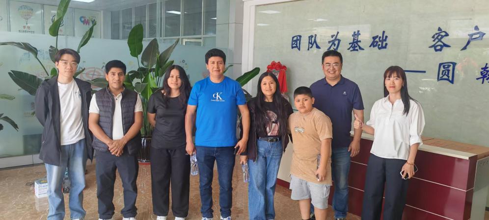 Kemasan ZMJ nampani Klien Peru kanggo Inspeksi Pabrik ing Situs lan Finalisasi Pesanan