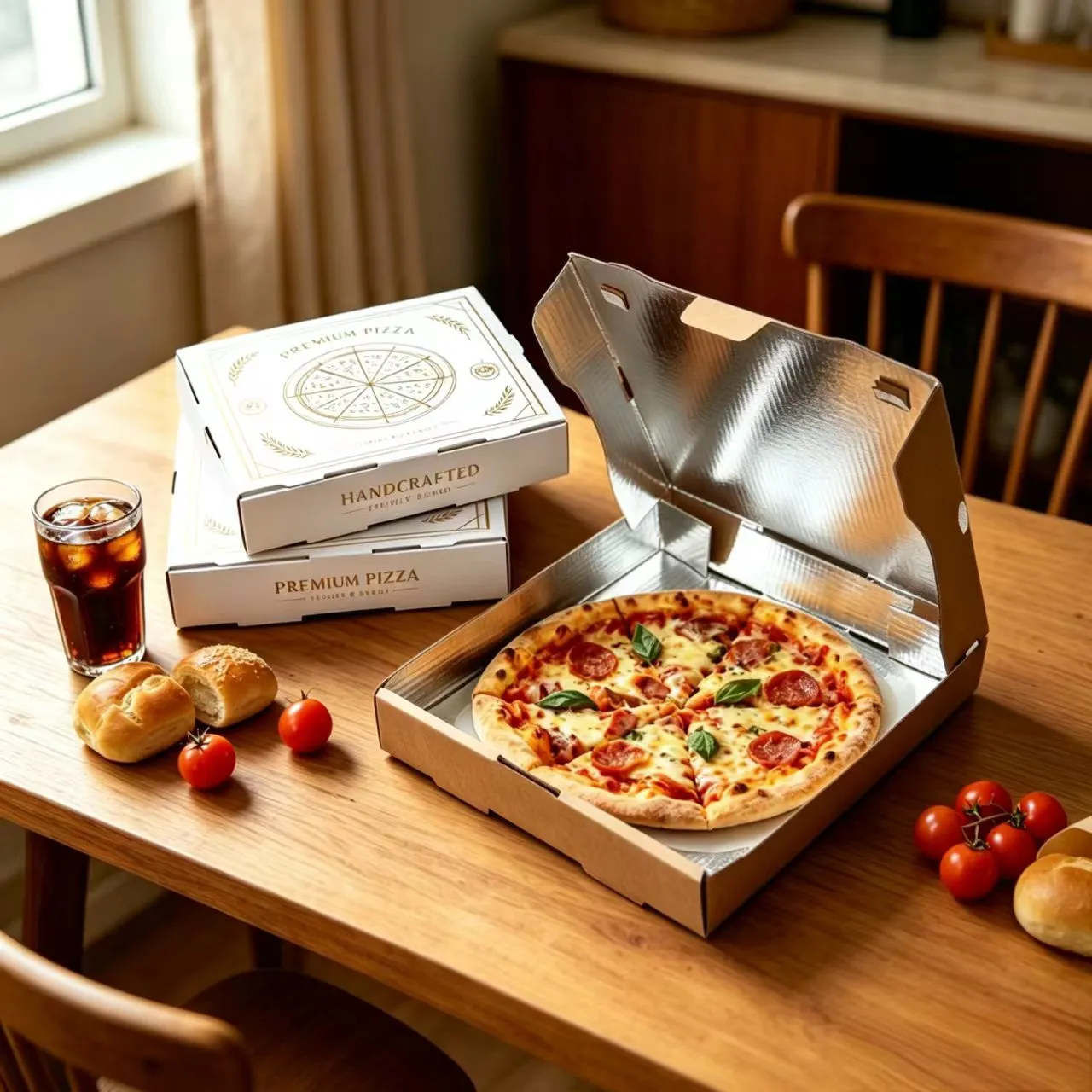 Kepiye cara milih kothak pizza sing tepat?