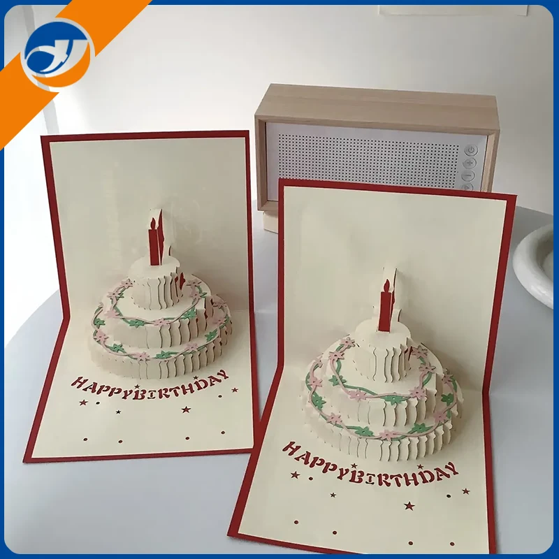 Kertu kertas ulang tahun 3d
