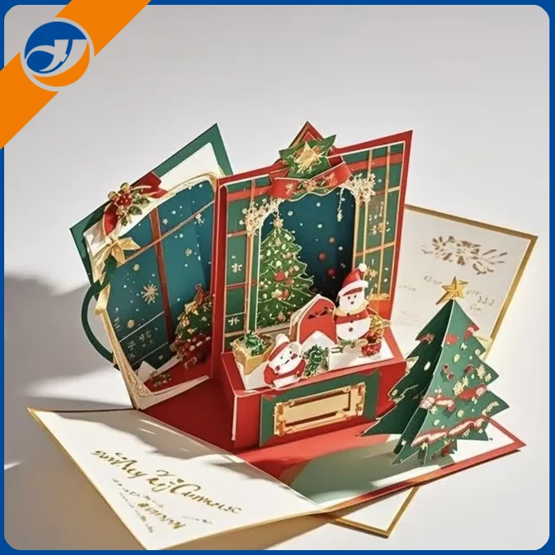 Kertu kertas 3D Natal