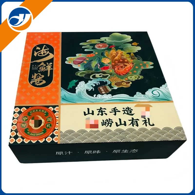 Kotak Kemasan Saus Magnetik sing bisa dilipat